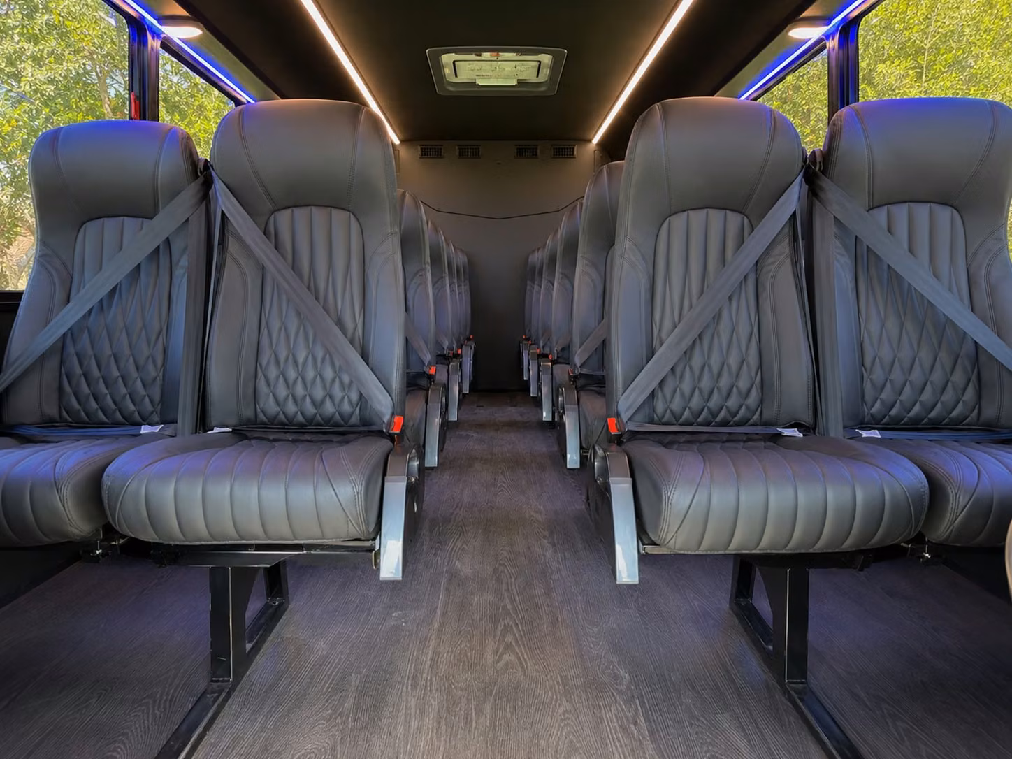 20 passenger minibus interior