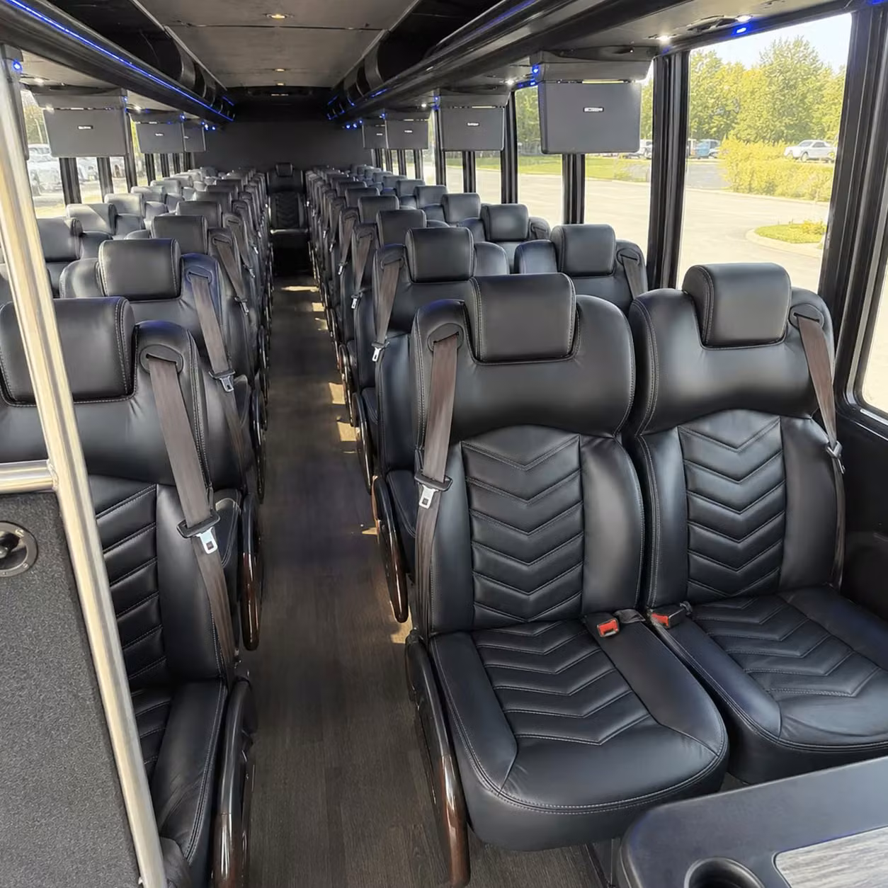 25 passenger minibus inside