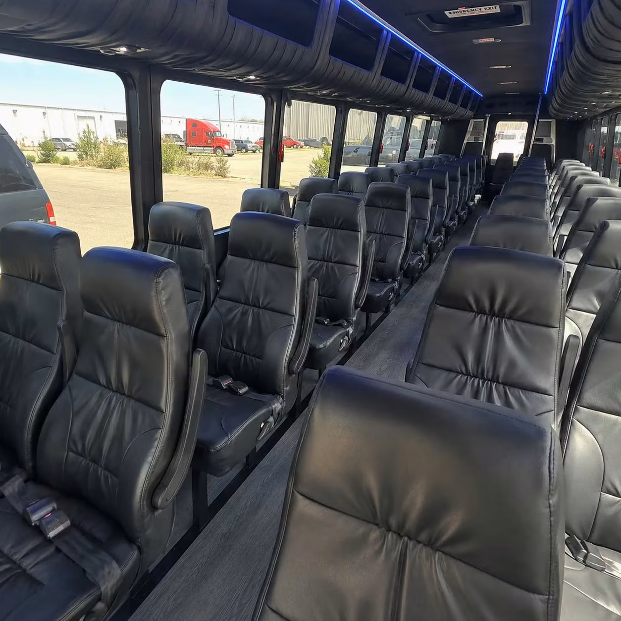 30 passenger minibus inside