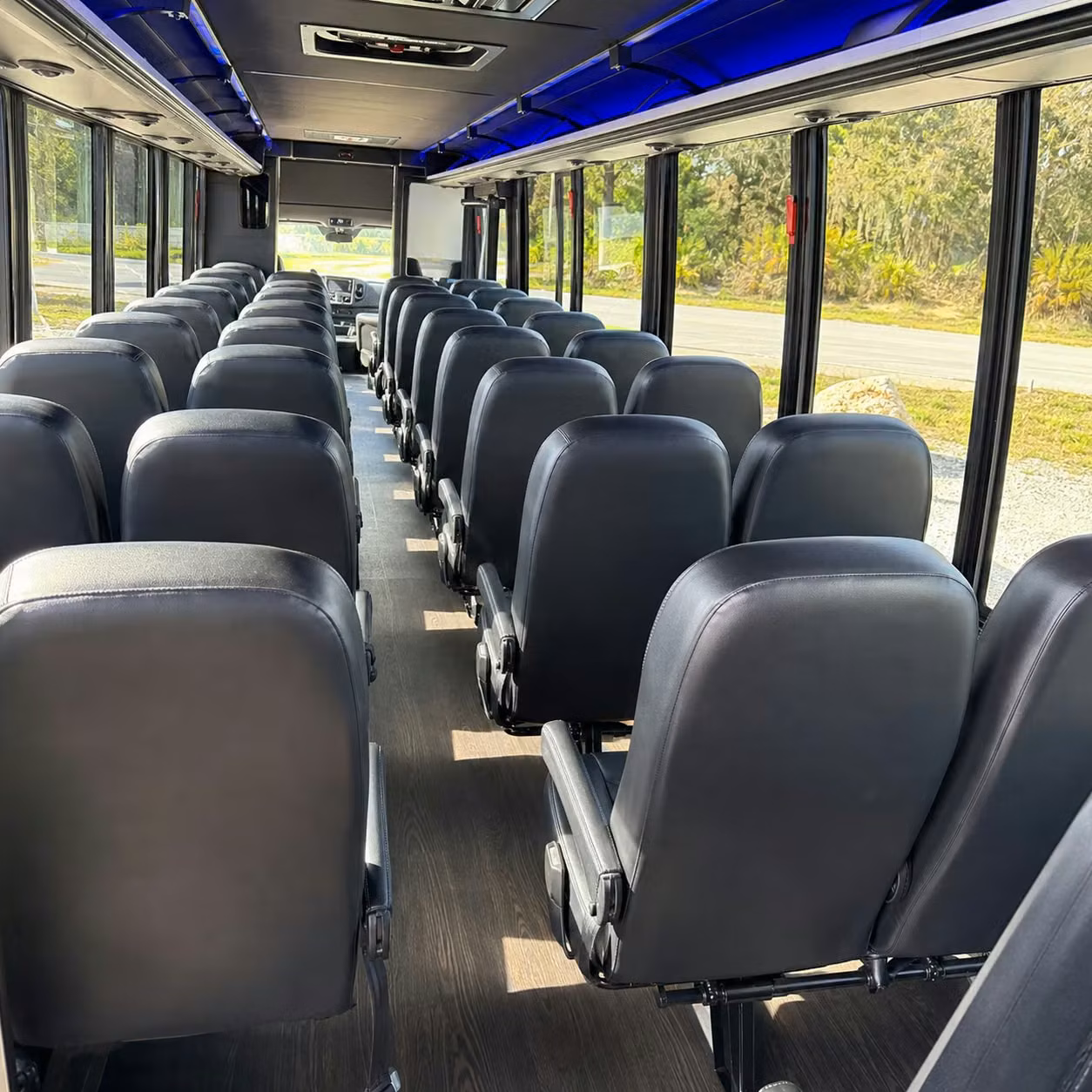 30 passenger minibus interior