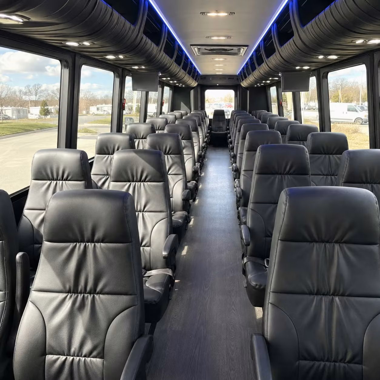 35 passenger minibus inside