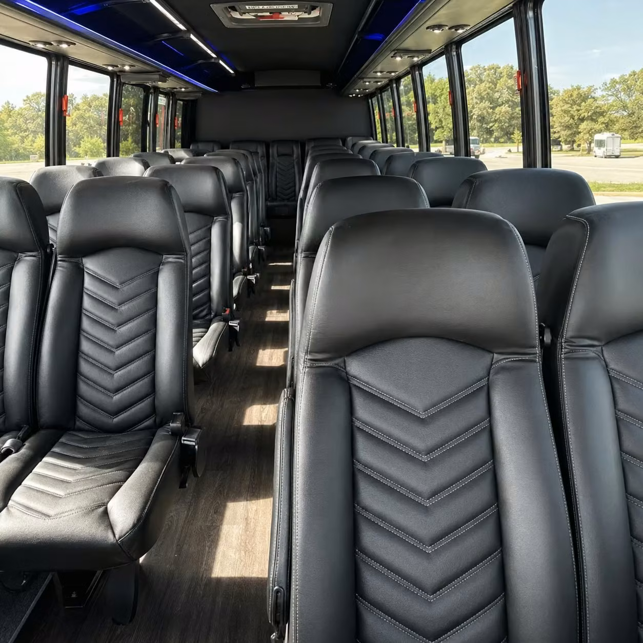 35 passenger minibus interior