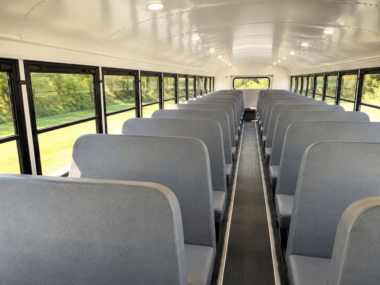 school bus interior