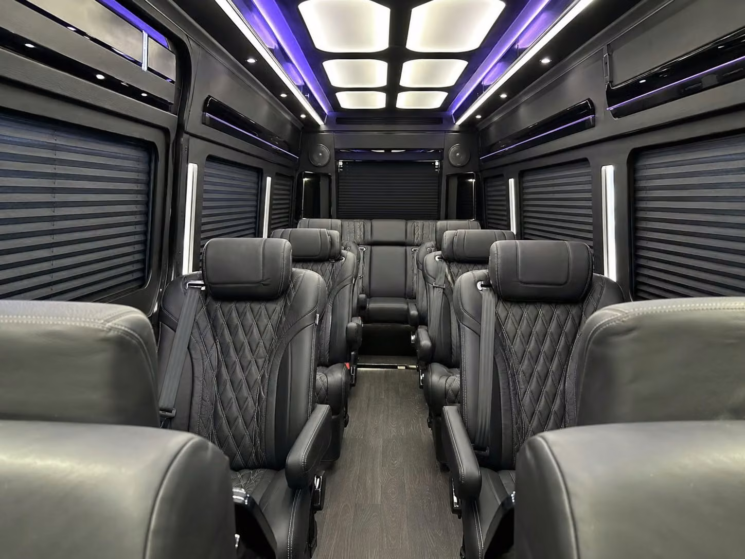 sprinter van with driver inside