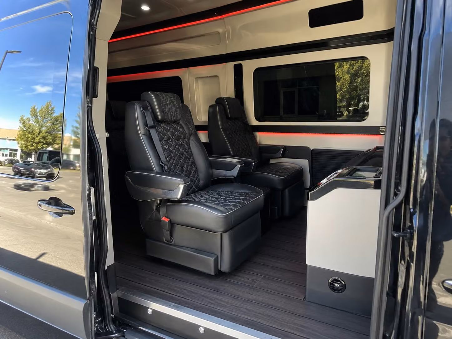 sprinter van with driver interior